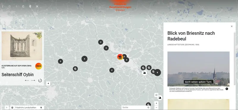 Eine interaktive Karte