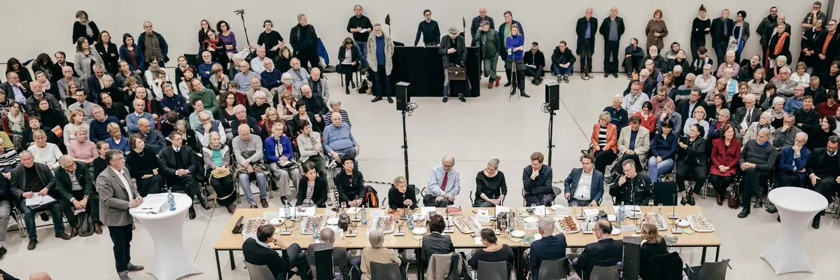 Eine Pressekonferenz