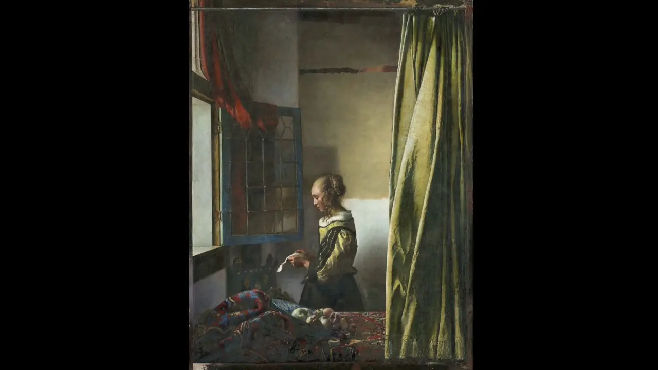Ein „neuer“ Vermeer: Johannes Vermeers „Brieflesendes Mädchen am offenen Fenster“ wird restauriert