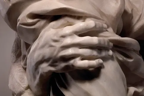 Paul Heermann, Saturn und Ops, nach 1715 (Detail)