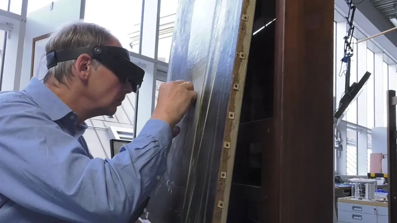 Restaurierung von Johannes Vermeers Gemälde „Brieflesendes Mädchen am offenen Fenster“